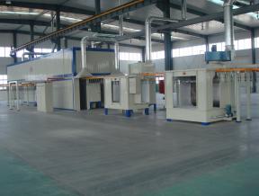 噴漆噴粉一體流水線(xiàn)